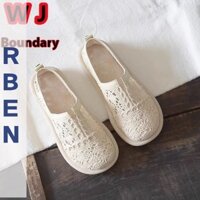Mùa Hè Mới Nghệ Thuật Mũi Đóng Giày Người Cá Cho Nữ Vintage Giày Lưới Đáy Mềm
