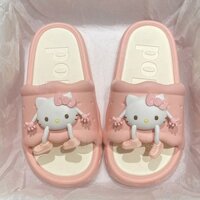 Mùa Hè Nữ Mèo Con EVA Dép Đế Mềm Trong Nhà Ngoài Trời Chống Trơn Trượt Khử Mùi Dễ Thương Thoải Mái EVA Shit-Steping