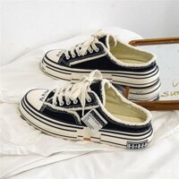 Mùa hè nửa cánh buồm nam đế dày Ăn Mày Giày lười giày hợp thời trang Giày nam xỏ chân không gót giày thể thao sành điệu