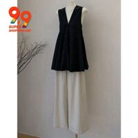 Mùa Hè Phong Cách Mới Giảm Tuổi Phong Cách Phương Tây Quần Áo Nữ Hoàng Gia Chị Chiên Phố Mặc Thường Ngày Nhỏ Cao Cấp Hai @ -