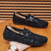 Mùa Hè Phong Cách Mới Giày Nam Loafers Thấp-Top Giày Nam Da Mềm Đế Mềm Chống Mài Mòn Giày Đậu Hà Lan Giày Da Nam