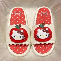 Mùa Hè Phong Cách Mới Hoạt Hình Độc Đáo hello kitty Dép Trong Nhà Nữ EVA Đế Mềm Dép Chống Trơn Trượt Dép