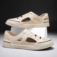 Mùa Hè Rỗng Rỗng Rỗng Giày Nam Nữ Baotou Sandal Phiên Bản Hàn Quốc Hợp Thời Trang Giày Đi Biển Nam Đi Biển Giày Kỳ Nghỉ