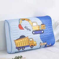 Mùa Hè Trẻ Em Cao Su Gối 30x50 Ice Silk Mat Mát Đơn Bộ Nhớ Cho Bé Gối 44x27 Mùa Hè20250224