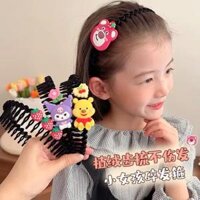 Mùa Hè Trẻ Em Đồ Chơi Hoạt Hình Dâu Tay Cầm Chống Trượt Thanh Ròng Tóc Không Bóp Đầu Dễ Thương Không Bóp Đầu Thanh Ròng Tóc