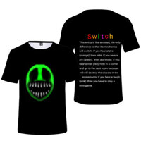 Mùa Hè Unisex Thời Trang Cho Người Hâm Mộ Cửa Roblox Hình Áo Phông Quần Áo Hoạt Hình In Hình Cặp Đôi Áo Thun Nữ Nam Áo Sơ Mi Thường Ngày Quần Áo Dễ Thương Cosplay Áo