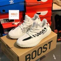 MÙA HÈ XẢ KHO GIẦY BÁN THANH LÝ (FULLBOX) Giày thể thao 350  V2 OFF WHITE Trắng Vạch đen RẺ VÔ ĐỊCH :((