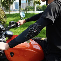 Mùa Hè Xe Máy Điện Đi Xe Tay Bao Da Chống Nắng Thoáng Khí Băng Tay Chống Va Chạm Khuỷu Tay Miếng Lót Chống Sốc Tay