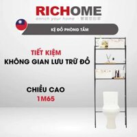 Mua Kệ Bồn Cầu 3 Tầng Để Sau Bồn Cầu, Nhà Vệ Sinh Trên Toilet, Nhà Tắm Đa Năng Tiện Lợi RICHOME SH595 Chính Hãng Giá Tốt