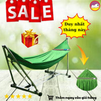 (MUA KÈM DEAL SỐC ) VÕNG XẾP VUÔNG INOX TIẾN ĐẠT CAO CẤP LOẠI 1