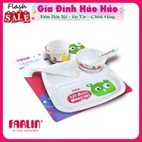 [MUA LẺ RẺ HƠN GIÁ SỈ] Bộ Bát Tập Ăn Bằng Nhựa Phíp Farlin Moony