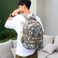 [MUA LIỀN TAY] Ba lô nam rằng ri phong cách mạnh mẽ thoáng khí khoang ba lô rộng, bảo vệ cột sống