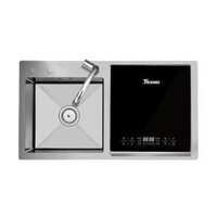 Mua Máy rửa chén Texgio TGUS06HA - 6 bộ liền chậu tích hợp rửa sóng âm, sấy khí nóng Chính Hãng Giá Tốt