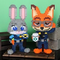 (Mua một tặng một) Judinique hạt nhỏ khối xây dựng tương thích với LEGO trưởng thành lập thể câu đố đồ chơi thành phố độ