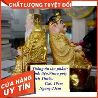 Mua ngay Bộ tượng hai ông Thần Tài Thổ Địa kim sa-Có 4 cỡ _