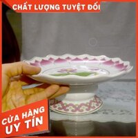 Mua ngay Dĩa trái cây thờ cúng hoa sen  ngũ sắc cỡ 20cm _