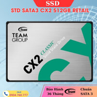 Mua Ổ cứng SSD 512GB – Team CX2 SATA3 2.5” | Tăng tốc máy tính cực kỳ hiệu quả