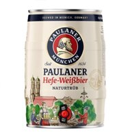 [MUA TẠI ĐÀ NẴNG - FREE SHIP] Bia Paulaner Hefe Weissbier 5,5% – Bom 5l – Thùng 1 Bom