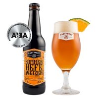 [MUA TẠI ĐÀ NẴNG - FREE SHIP] Bia East West Summer Hefeweizen 5,9% - Bia thủ công - 330ml/chai - thùng 24 chai