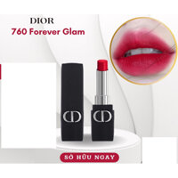 [Mua tại Pháp] Son Dior Rouge Lipstick 760 Forever Full box.
