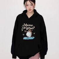 Mùa Thu Đông Giáng Sinh Hoạt Hình Trượt Băng Ông Già Noel In Hình Cặp Đôi Áo Khoác Thường Ngày Áo Khoác Rời Nữ Top