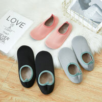 Mùa Thu Đông Lông Cừu Lót Dày Người Lớn Nam Nữ Tầng Tất Nhà Trong Nhà Đế Chống Trơn Trượt Giày Thể Dục Tất Màu Trơn Người Lớn Tất 3.12