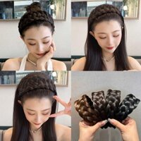 Mùa Thu Hình Bím Tóc Rửa Mặt Băng Đô Mềm Cho Rửa Mặt