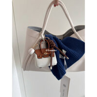 Mùa Thu Thời Trang Độc Đáo Mini Túi Bạch Kim Mặt Dây Chuyền Xe Móc Khóa Bóng Chày Mặt Dây Chuyền Hàn Quốc ins