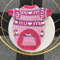 Mùa Thu Và Mùa Đông Mới Thú Cưng Áo Len Màu Hồng Dễ Thương Chó Nhỏ Pomeranian Chó Mèo Búp Bê Ấm Áp Quần Áo Giáng Sinh lzb034vn