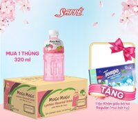 [MUA THÙNG 24 CHAI 320ML TẶNG 1 LỐC KHĂN GIẤY BỎ TÚI] Thùng Nước Thạch Dừa Mogu Mogu Thái Lan Nhiều Vị