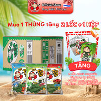 [MUA THÙNG 48 GÓI TẶNG 24 GÓI BIG BANG MỰC VÀ 12 GÓI BIG SHEET] Snack Rong Biển CRISPY SEAWEED 32G TaoKaeNoi Thái Lan