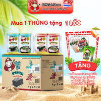 [MUA THÙNG 60 GÓI TẶNG 12 GÓI BIG BANG VÀ 12 GÓI BIG SHEET] Rong Biển Ăn Liền TaoKaeNoi Season Laver 4G Nhiều Vị