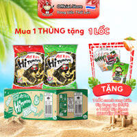 [MUA THÙNG 60 GÓI TẶNG 12 GÓI BIG BANG VÀ 12 GÓI BIG SHEET] Snack Rong Biển Thái Lan Hi Tempura Taokaenoi 25G