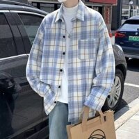 [Mùa tốt nghiệp] [Bộ sưu tập người 1151] Áo sơ mi trơn phong cách Harajuku Áo sơ mi nam dài tay dáng rộng Hương vị Hồng Kông Cặp đôi đẹp trai Áo khoác Cardigan thông thường dành cho sinh viên Ngoại vi Hợp thời trang Mùa xuân mùa hè hàng đầu