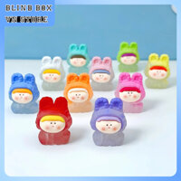 [Mua về tự xé] Túi mù charm thỏ Bunny DIY decor túi mù may mắn sưu tầm nhân vật thỏ dễ thương bóc quà ngẫu nhiên