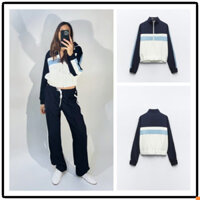 Mùa xuân 2025 Phong cách mới Preppy Style Bomber Jacket Coat7484122