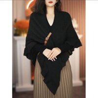 Mùa Xuân 2025 Phong Cách Mới Top-End Da Ấm Khóa Len Tam Giác Khăn Cho Nữ Phù Hợp Với Bán Chạy Thời Trang Khăn Choàng Dệt Kim20250324