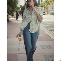 Mùa Xuân 2025 Phong Cách Mới Đi Lại Thường Ngày Phù Hợp Với Tất Cả Trận Đấu Áo Dài Tay Nhiều Nút 4387036