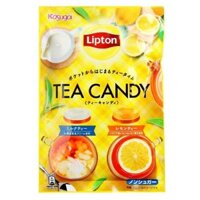 Mùa xuân nhập khẩu KASUGAI KASUGAI Lipton Đồng thương hiệu Trà đen chanh Kẹo cam chanh trái cây