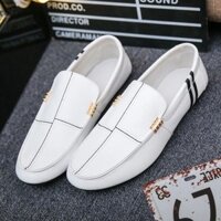 Mùa Xuân Peas Giày Nam Phiên Bản Hàn Quốc Tất Cả Trận Đấu Giày Lười Hợp Thời Trang Độc Đáo Da Xã Hội Guy Kuaishou Đỏ