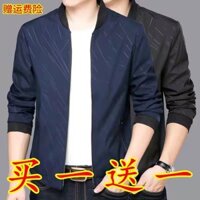 Mùa Xuân Phong Cách Mới Trung Niên Nam Áo Khoác Xuân Thu Thanh Niên Phiên Bản Hàn Quốc Mỏng Áo Khoác Nam Bố Mặc