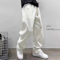 Mùa Xuân Thu Đông Mỹ Retro Màu Xám Quần Thể Thao Nam Ống Rộng Rời Thẳng Thường Ngày Quần Dài Nam m-3xl