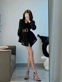Mùa Xuân Và Mùa Hè Mới Nhất Màu Đen Vest Cao Cấp Ngự Tỷ Phong Nữ Thần Phạm Chắp Vá Áo Chống Nắng