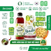 (Mua1 tặng 1)Nước nêm gia vị cốt rau củ thay thế bột ngọt nước nắm Yondu Organic Umami
