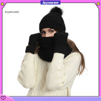 Muam Găng Tay Màn Hình Cảm Ứng Mũ Đan Mùa Đông Và Găng Tay Ấm Áp Mũ Mùa Đông Khăn Găng Tay Tất Bộ Dành Cho Nữ Găng Tay Màn Hình Cảm Ứng Dệt Kim Ấm Áp Quấn Cổ Chống Gió Hoàn Hảo Cho Ngoài Trời