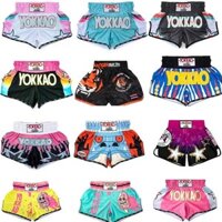 Muay Thái Nam Nữ Quần Short Sanda Chiến Đấu Đi Biển Quần Tập Luyện Phù Hợp Với Quyền Anh Quần Short Trẻ Em Chiến Đấu Nhanh Khô