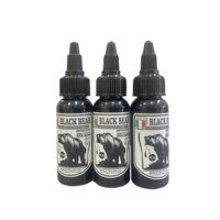 Mực body Black bear siêu đen, mực gấu đen