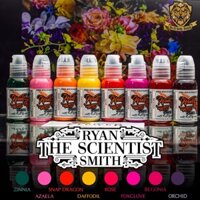 Mực body tone màu hoa bán lẻ  World famous Ryan Smith - Flower  1oz