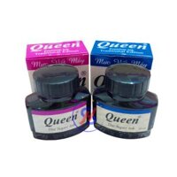 Mực Bút Máy Queen 30ml FPI-01 Chất Lượng Cao, Mực Xanh/Tím/Đen – VPP Học Sinh Store