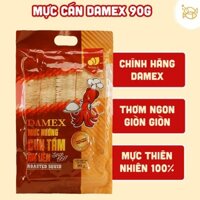 Mực Cán Tẩm Gia Vị Ăn Liền Damex 90g khô mực cán nướng ăn vặt đậm vị